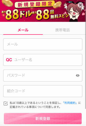 新クイーンカジノ\u3000登録\u3000必要事項の入力