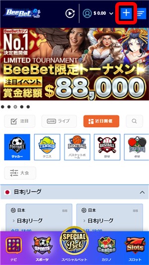 ビーベット　クレジットカード　キャッシャー