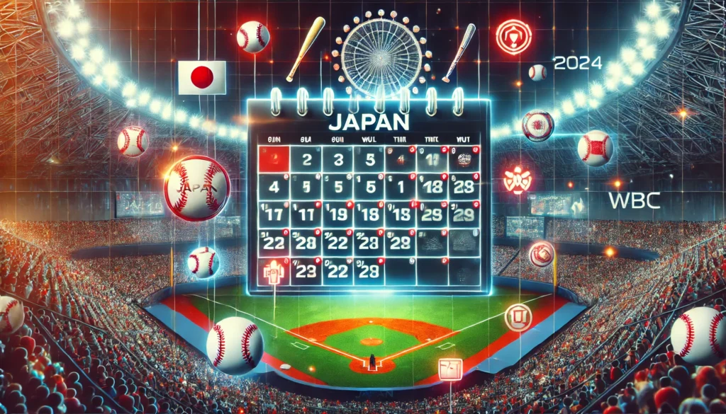 【WBC2024】日本の試合日程やスケジュールを紹介